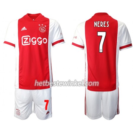 AFC Ajax David Neres 7 Voetbaltenues Kind Thuis 2020/21 - SS (+ Korte broeken)